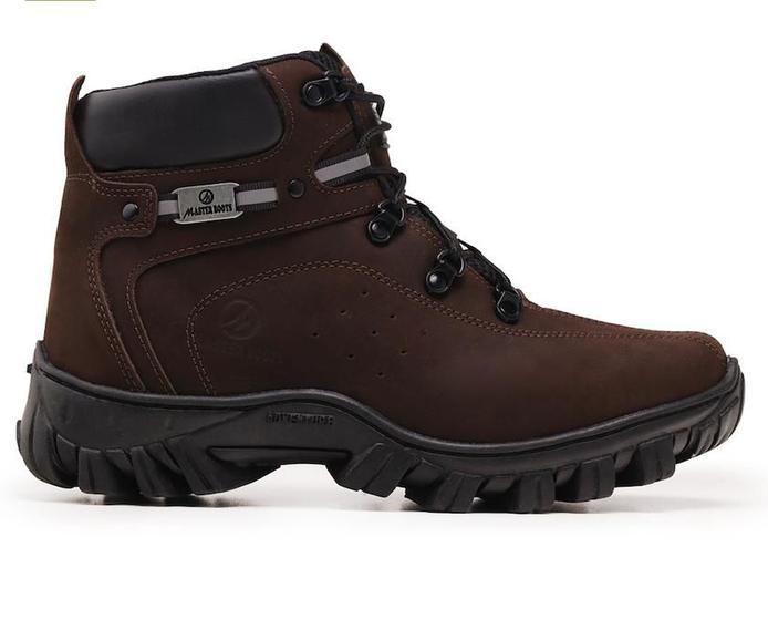 Imagem de Bota Masculina Com C.A 48.067 Master Boots Couro Marrom