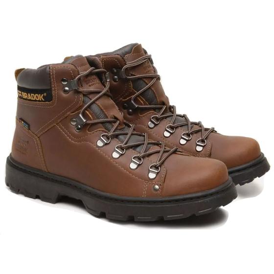 Imagem de Bota Masculina Coturno Bradok Work Boot  Marrom Conhaque