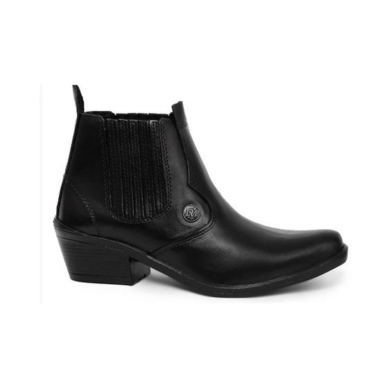 Imagem de Bota Masculina Country Couro Preto Da Matta