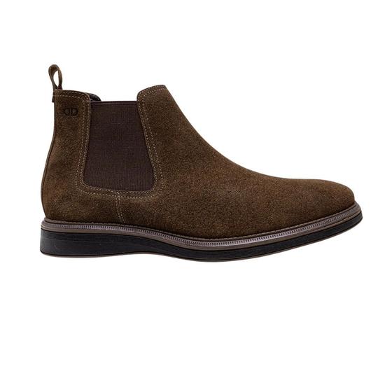 Imagem de Bota Masculina Democrata James Hi Soft Elástico Cafe