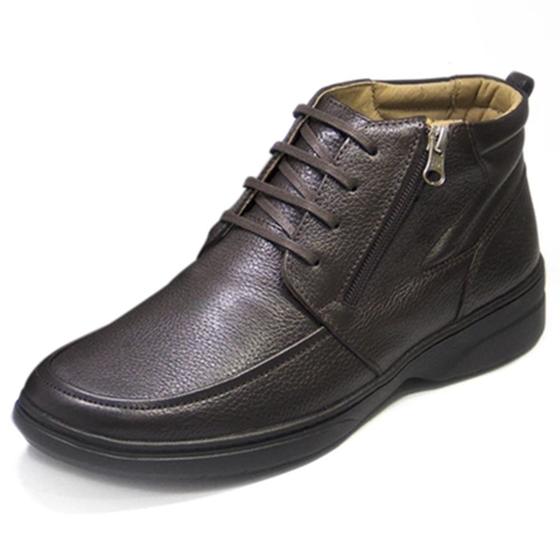 Imagem de Bota Masculina Pierrô extremo conforto couro cor café