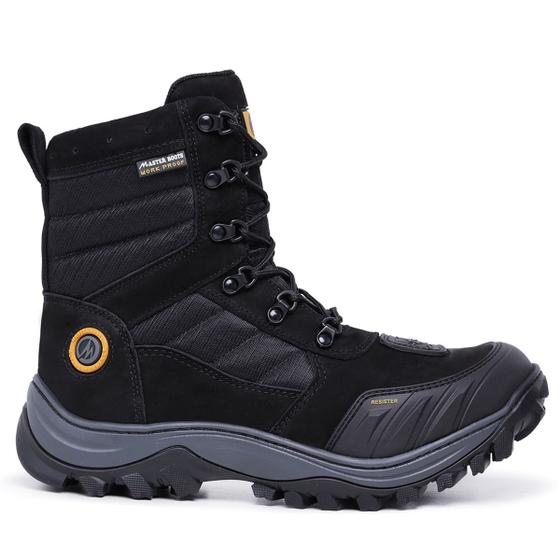 Imagem de Bota Masculina Resister Master Boots Confort Premium Couro Preto