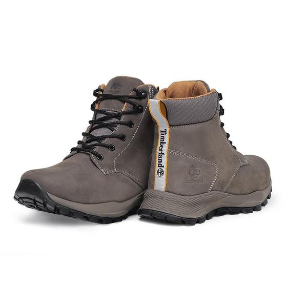 Bota Masculina Timberland Brooklyn Tenis Cano Médio Premium Couro Menor preço em Bota Masculina Timberland Brooklyn Tenis Cano Médio Premium Couro
