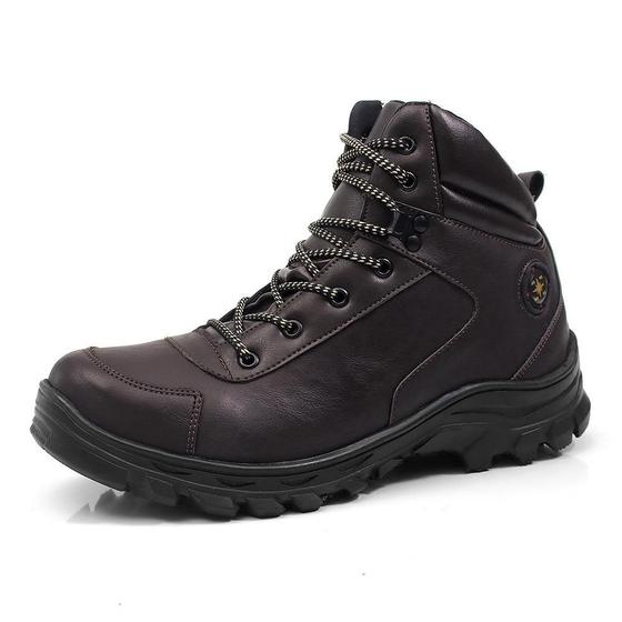 Imagem de Bota Masculina Trakking Hencco Coturno Estilo Adventure Confortavel Leve