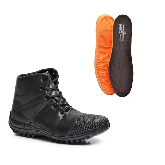 Imagem de Bota Masculina Trilha Adventure Dinesh Preta + Palmilha Grossa