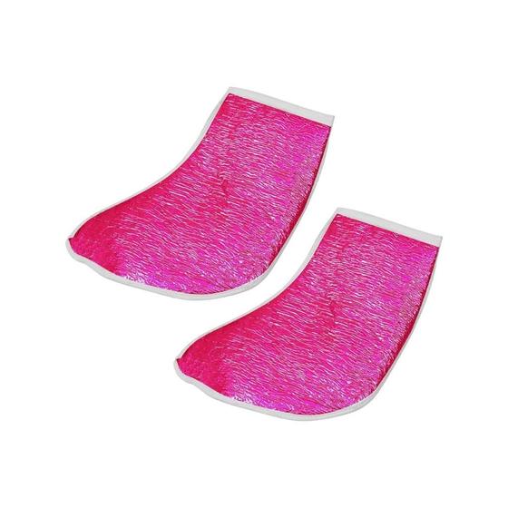 Imagem de Bota Metalizada Com Isolmanta Santa Clara Pink - Kit Com 2Un