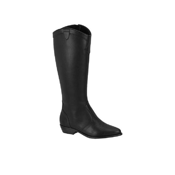 Bota Moleca Coturno Feminino Cano Alto Elástico 5320 310 Menor preço em Bota Moleca Coturno Feminino Cano Alto Elástico 5320 310