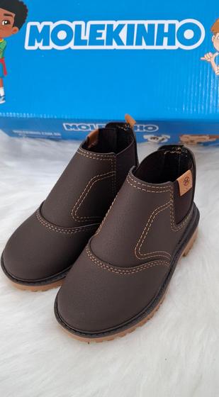 Imagem de Bota Molekinho Masculina Cano Curto Com Elástico