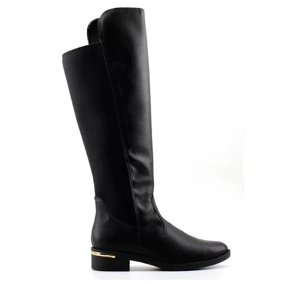 Imagem de Bota Montaria Bebecê Cano Longo T1834-211 Feminina-Preto 