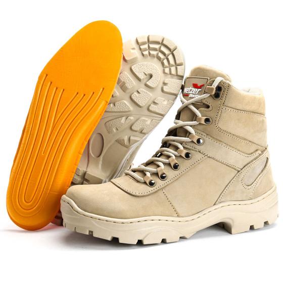 Imagem de Bota Motociclista Cano Curto Em Couro