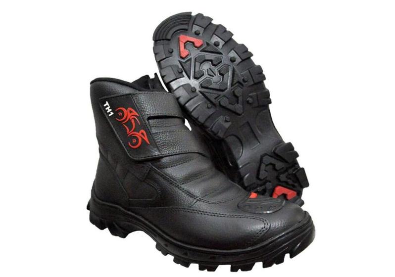 Bota Tática Bota Motociclista Masculina Impermeavel Bota Coturno