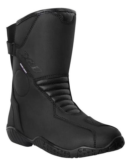 Imagem de Bota Motociclista Moto X11 Preta Celeste Feminina Cano Medio