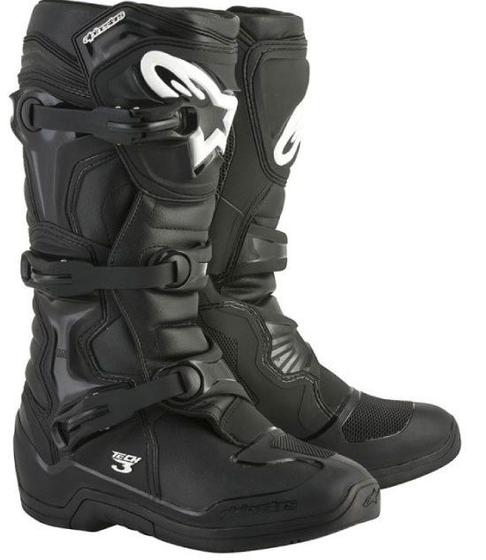 Imagem de Bota Motocross Alpinestars Tech 3 Enduro Tech3 Preta Trilha