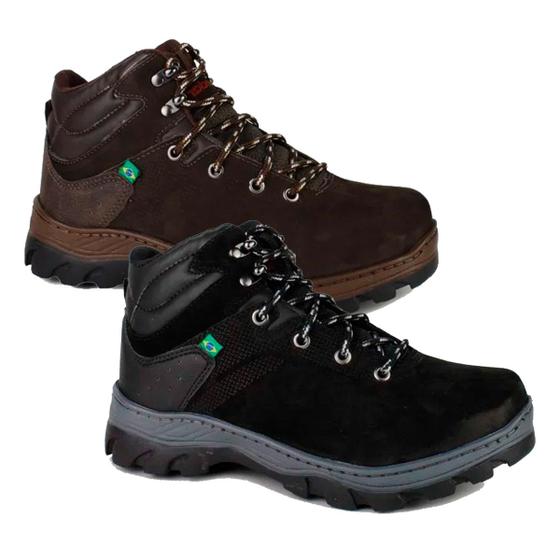 Imagem de Bota Nobuck Cano Curto Masculino Adventure Wonder