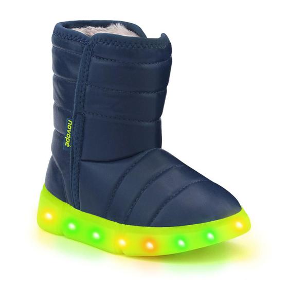 Imagem de Bota Novope 50001371 1413 Led Forrada Lã Pelinho Infantil