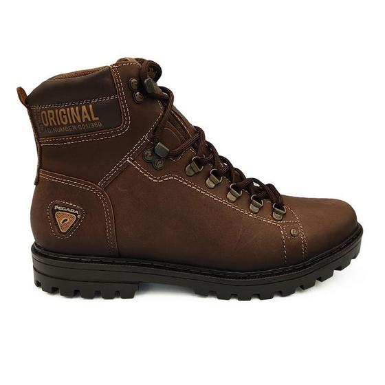 Imagem de Bota Pegada Coturno Masculino Couro Marrom Jungle 181505