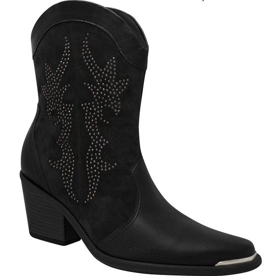 Imagem de Bota Piccadilly Feminina Microfibra Country Preto 761005