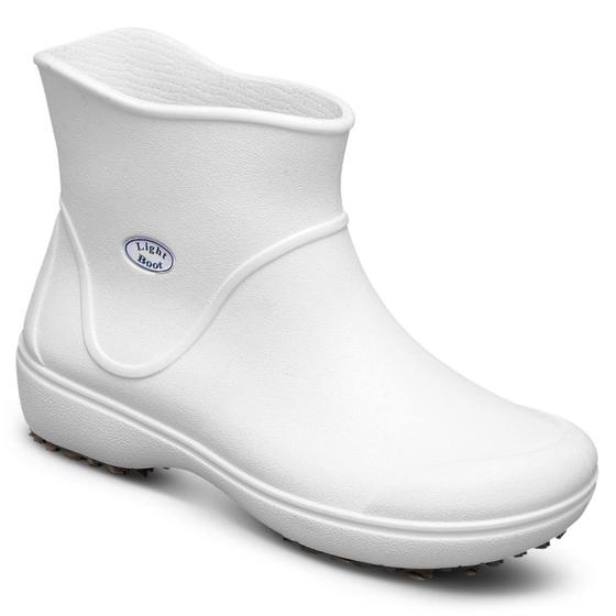 Imagem de Bota Profissional Light Boot N 37 Branca com Solado Antiderrapante Soft Works