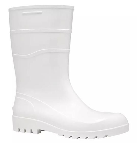 Imagem de Bota Pvc Bracol Cano Curto Sem Forro Branco N41