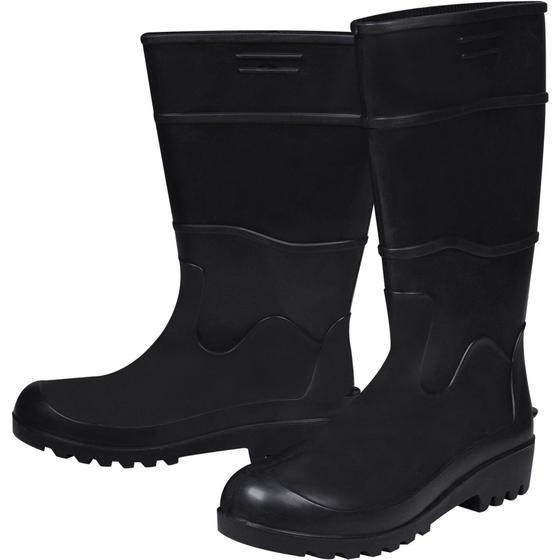 Imagem de Bota pvc preta cano longo com forro worker c.a 39184