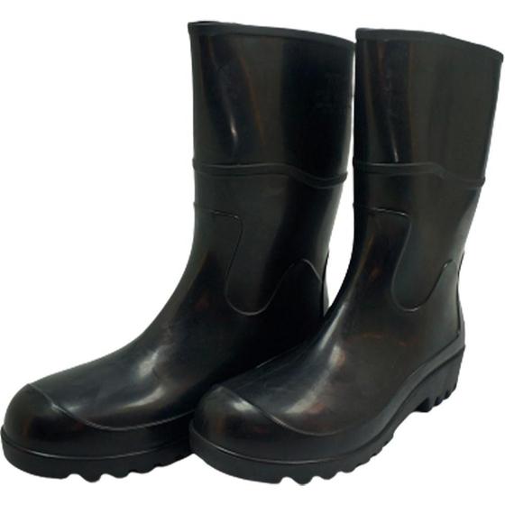 Imagem de Bota Pvc Preta Com Forro Cano 30 Cm - 280,0043