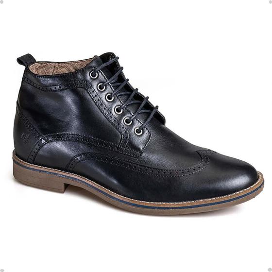 Imagem de Bota Rafarillo Coturno Masculina Couro Aumenta Altura