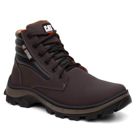 Imagem de Bota Segurança Masculino Em Couro Legitimo Com C.a Envio Já