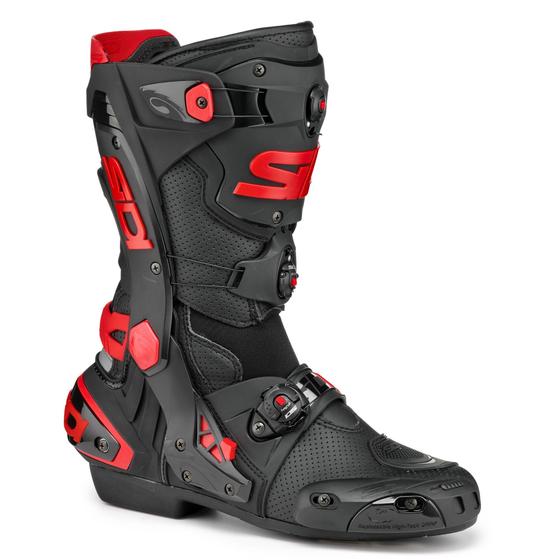 Imagem de Bota Sidi Rex air Speed Pista Esportiva Racing Moto Vermelho