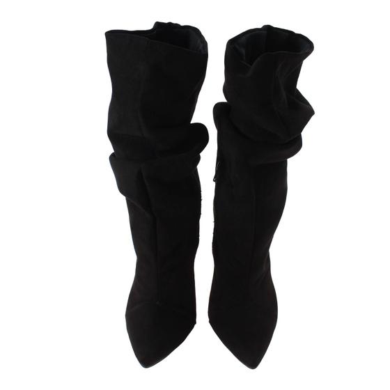 Imagem de Bota Slouchy Caroline Camurça Preta