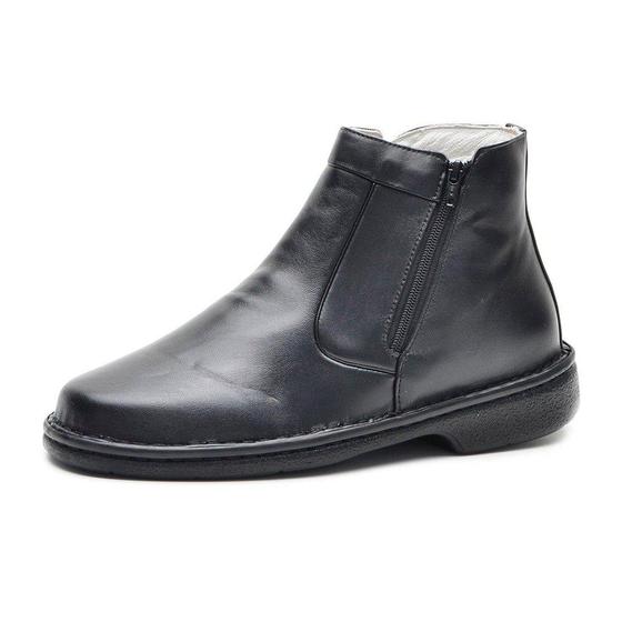 Imagem de Bota Social Masculina Linha Conforto Cla Cle - 049 - Preta