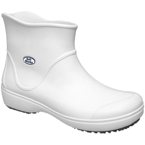 Bota Soft de Segurança Cano Curto Branco Menor preço em Bota Soft de Segurança Cano Curto Branco