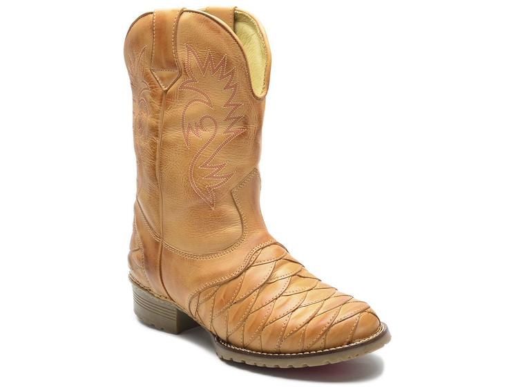 Imagem de Bota Texana Country Masculina em Couro Cla-Cle