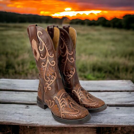 Bico Quadrado Botas Femininas Importadas Bota Feminina Bico