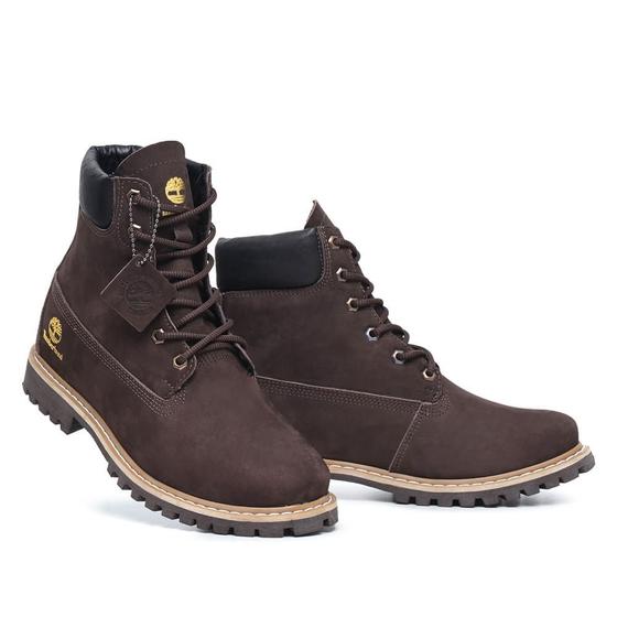 Imagem de Bota Timberland de Couro Anniversary 6 Inch cor Coffee