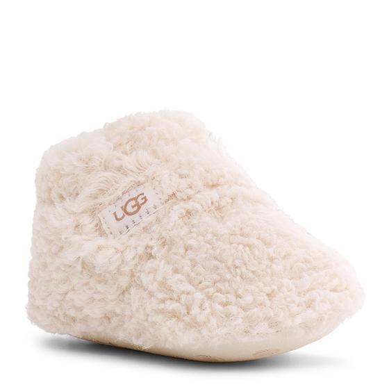 Imagem de Bota UGG unissex para bebês Bixbee de pele sintética natural encaracolada