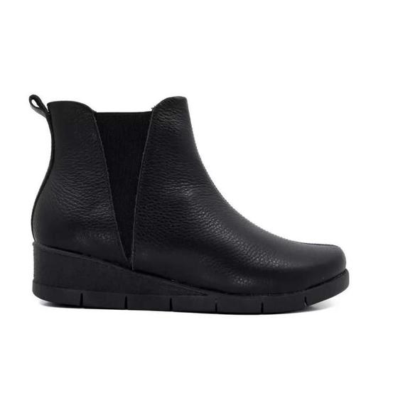 Imagem de Bota Usaflex com Zipper Feminino - Preto