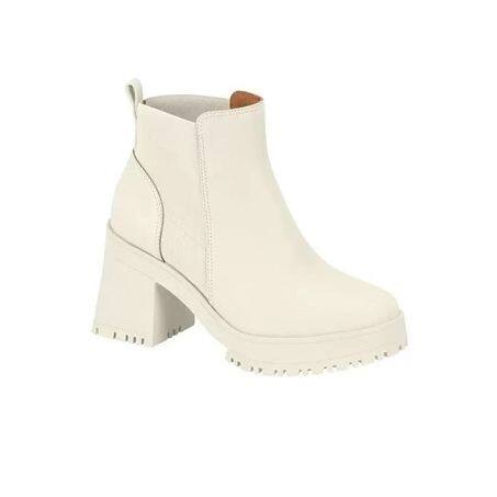 Bota Vizzano 3091.100 Cano Curto Salto Alto Grosso Elastico - Bota ...