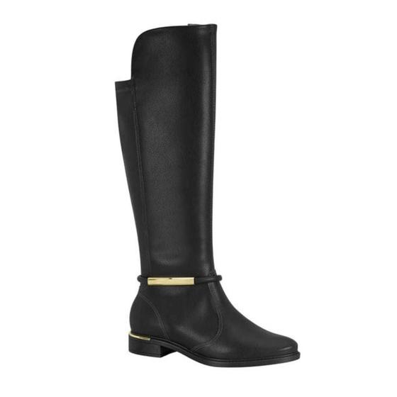 Bota Vizzano Cano Longo Montaria Chapinha Dourada - Bota Feminina ...