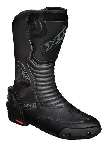 Imagem de Bota X11 Race Track Motociclista Couro Cor Preto