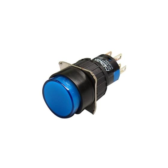 Imagem de Botão 16Mm 2 Rev Led 24V ul P16Ir - Metaltex