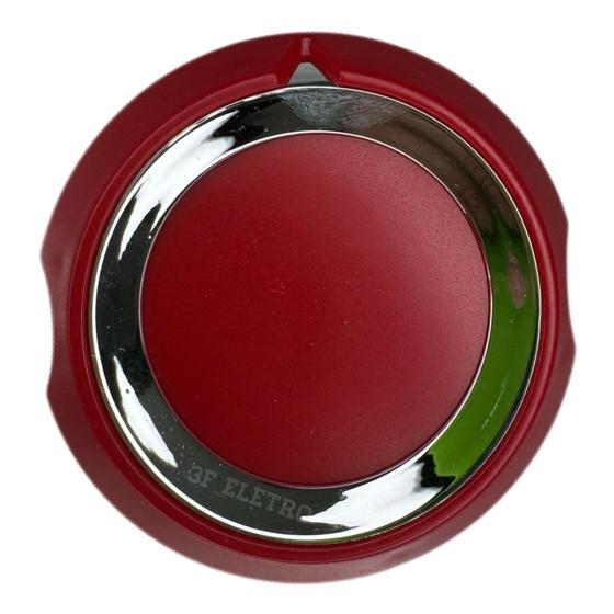 Imagem de Botão Ajuste de Velocidade Original Vermelho Processador MultiChef Mp60 Mp70 Mp74