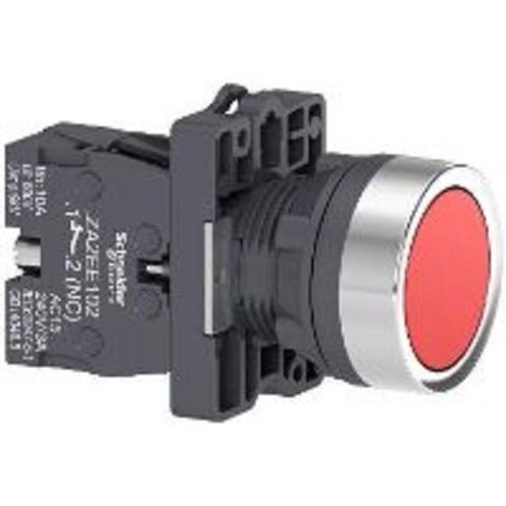 Imagem de Botão De Comando Impulsão Vermelho 22Mm 1Nf Schneider