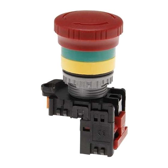 Imagem de Botão de Emergência Com Trava 1NF IP65 Metaltex