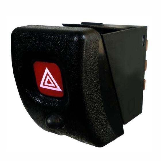 Imagem de Botão de Emergência Pisca Alerta com Alarme (LED) - GM 90434501 e 93285545 - DNI 2181