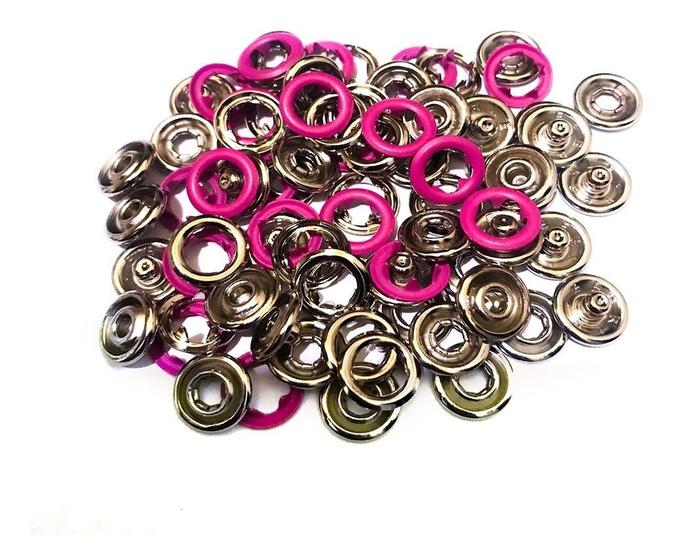 Botão De Pressão Metal 35 Tic Tac Para Roupa Bebê Body Não Enferruja ...