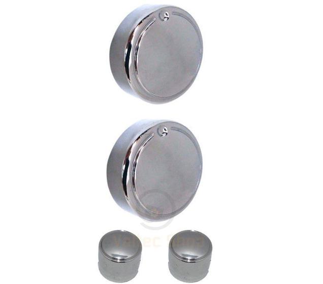 Botão Forno Fischer Fit 4 Peças Cromados Original Menor preço em Botão Forno Fischer Fit 4 Peças Cromados Original