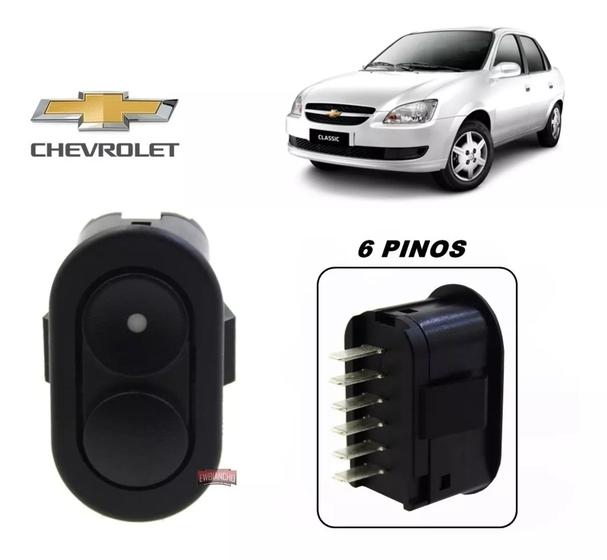 Botao Interruptor Vidro Eletrico Corsa 94 A 02 6 Pinos (int4013) Menor preço em Botao Interruptor Vidro Eletrico Corsa 94 A 02 6 Pinos (int4013)