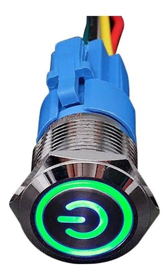 Botão Led 110v E 220v Chave On/off + Conector - OFA - Interruptor para ...