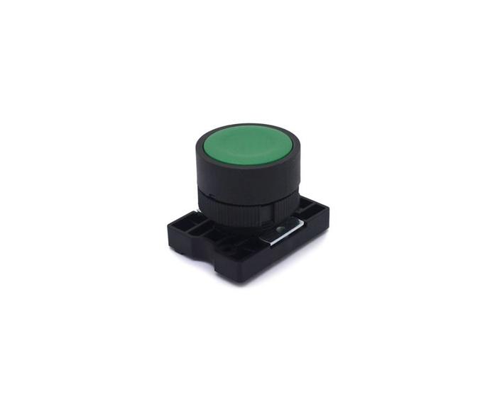 Imagem de Botão Push-Button Plástica sem Bloco de Contato Verde - LAY5-EA3 - JNG