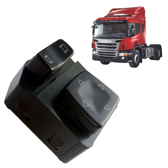 Imagem de Botão Retrovisor Caminhão Sc Série 4, 5 e 6 - 1863514